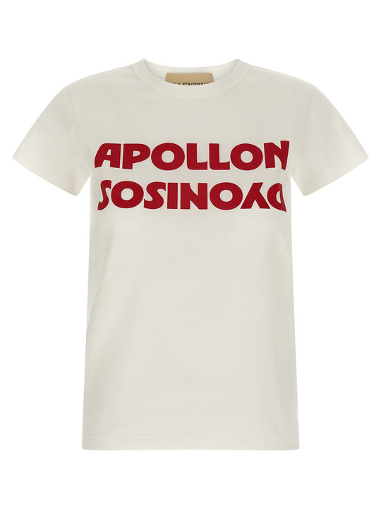 Apollon/Dyonisos T Shirt Bianco