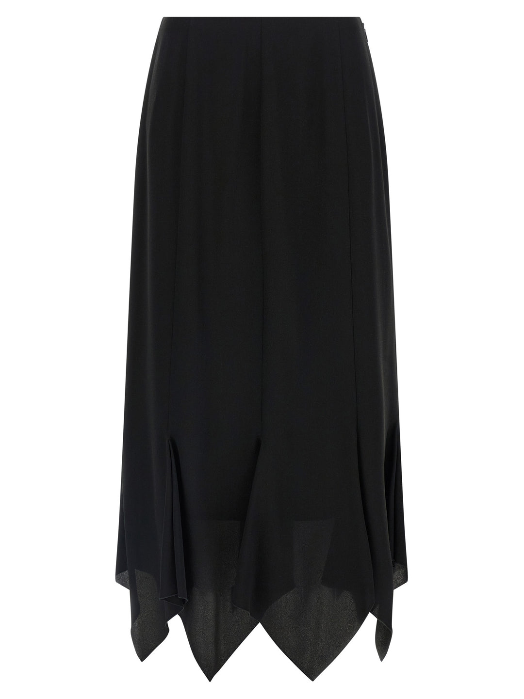 Valentino Garavani Valentino Garavani Crêpe De Chine Skirt Gonne - Nero | df3e40285cd8671cc31cc6dca1df2ee64a6b849a