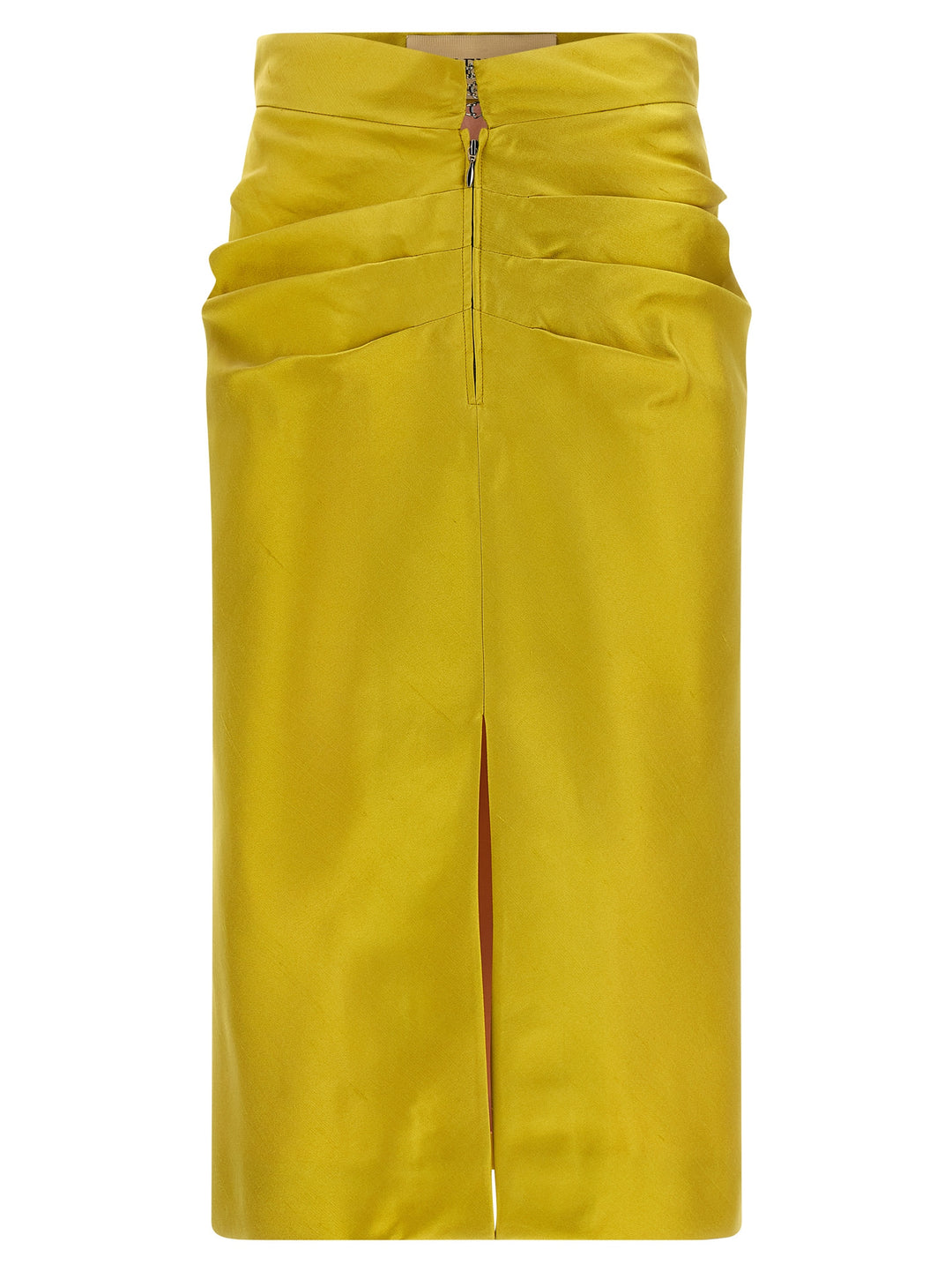 Valentino Garavani Valentino Garavani Shantung Silk Skirt Gonne - Verde | d3647e19c1b525e602a342f211068fe8412bcec9
