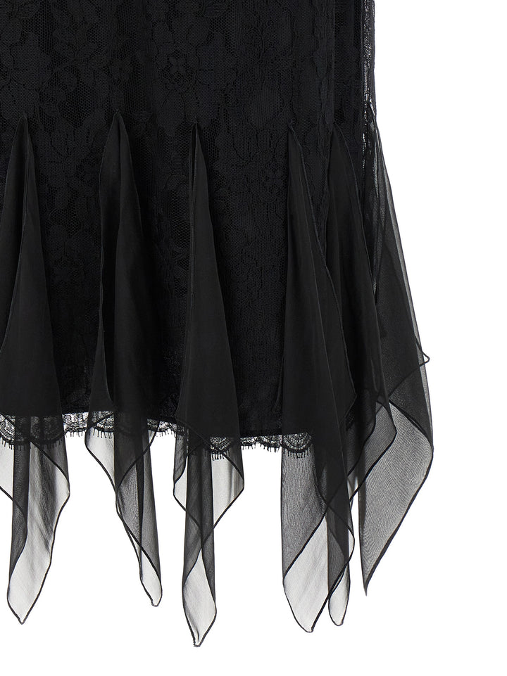 Valentino Garavani Valentino Garavani Lace Skirt Gonne - Nero | 8bf0b71a9aaddabe94c4e3e7d8a2cd4c3f0fc442