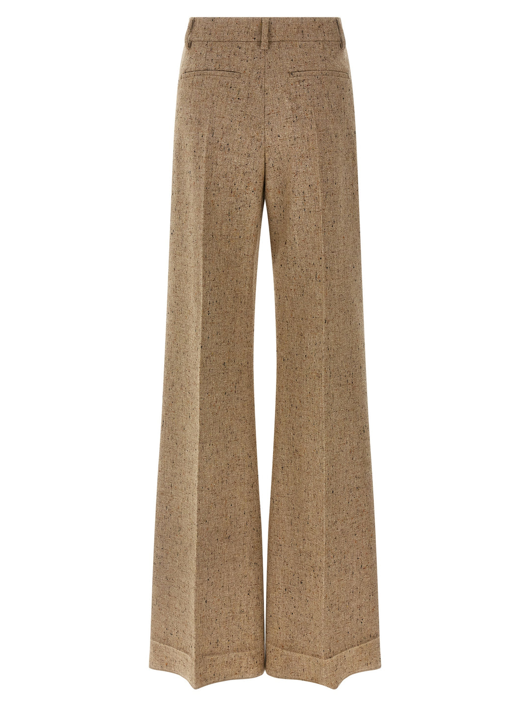 Valentino Garavani Valentino Garavani  With Natte' Button Pantaloni - Beige | 7d12ca3f7500c0468df4b006c97b1decad386730