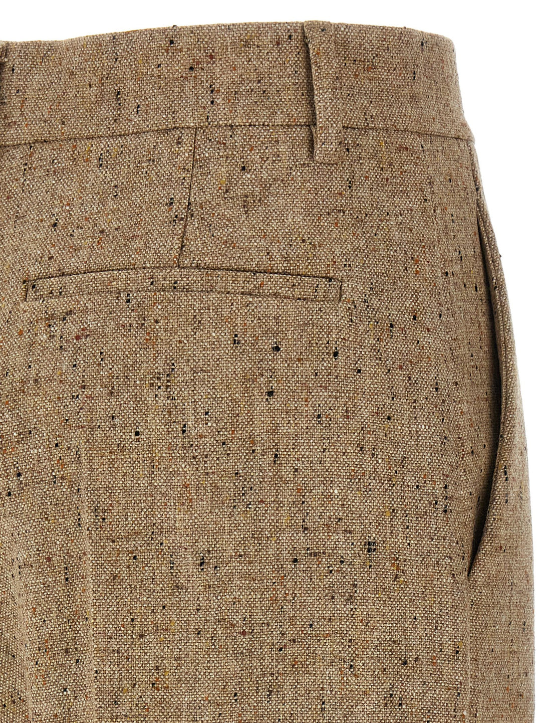 Valentino Garavani Valentino Garavani  With Natte' Button Pantaloni - Beige | 60ea7133df8ea21c6ba63a7e594ff50127882d72