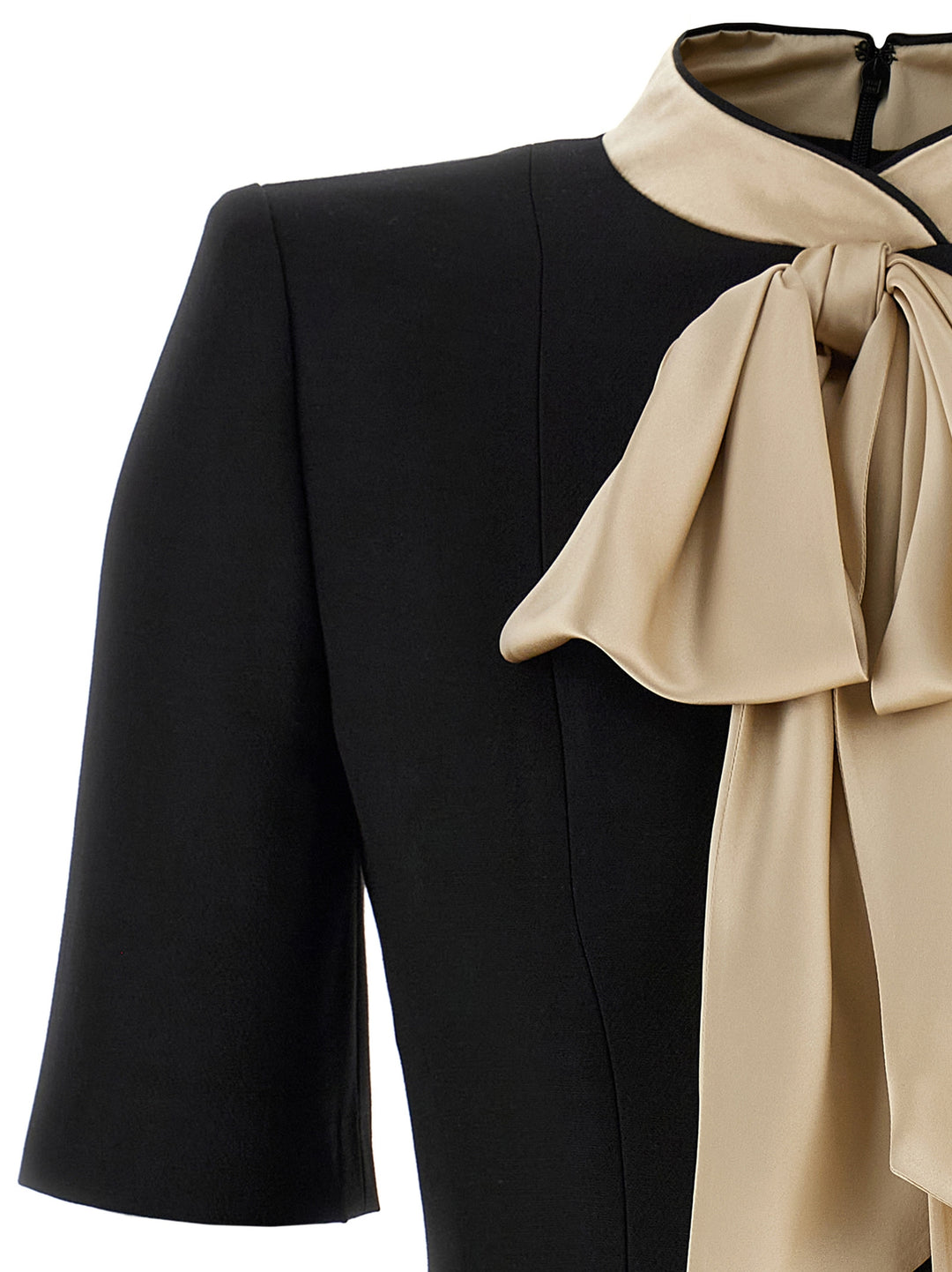 Valentino Garavani Valentino Garavani Wool And Silk Dress Abiti - Nero | 9cda4771d3460c9c7170aadcd48a910d4d4893bb