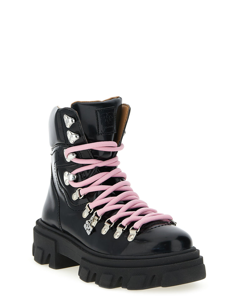 Ganni Cleated Mountain Stivali e Stivaletti - Nero | c1eac5155270907f6d4804a2ef58e4c3fb128648