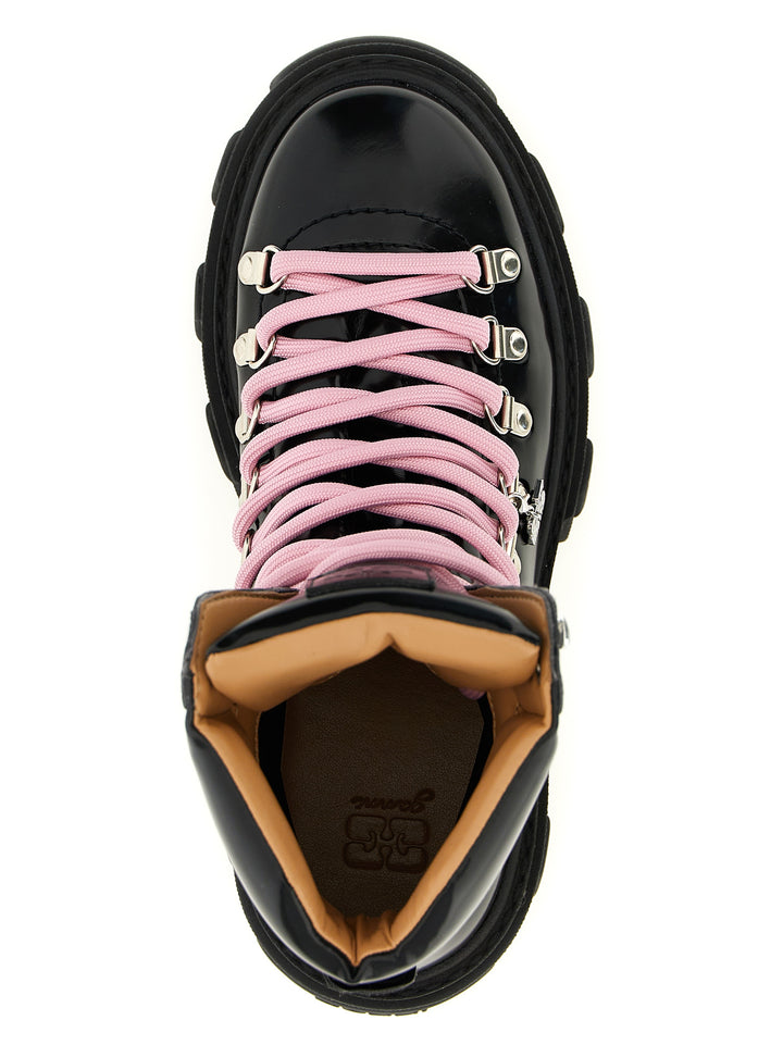 Ganni Cleated Mountain Stivali e Stivaletti - Nero | e0e1cab29789c521fc6e9ea533f02abe6c17ef9a