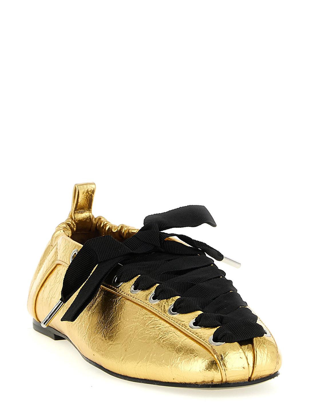 Ganni Lace-Up Flat shoes - Oro | eea5409073b7cce83aca4a1d0a5f28a9476d9eb9