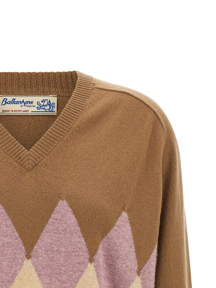 Ballantyne New Diamond Maglioni - Beige | 083c9804cb5dfc3aadea1d1a0464d4b5f3cbb89c