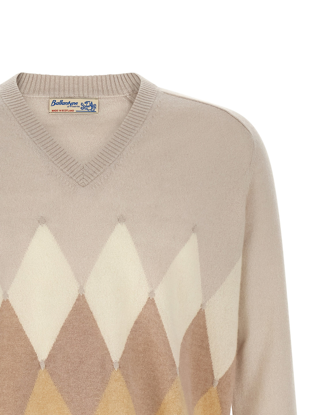 Ballantyne Diamond Maglioni - Beige | b10deea502fe323529adc86ecf2d3c4f05652304