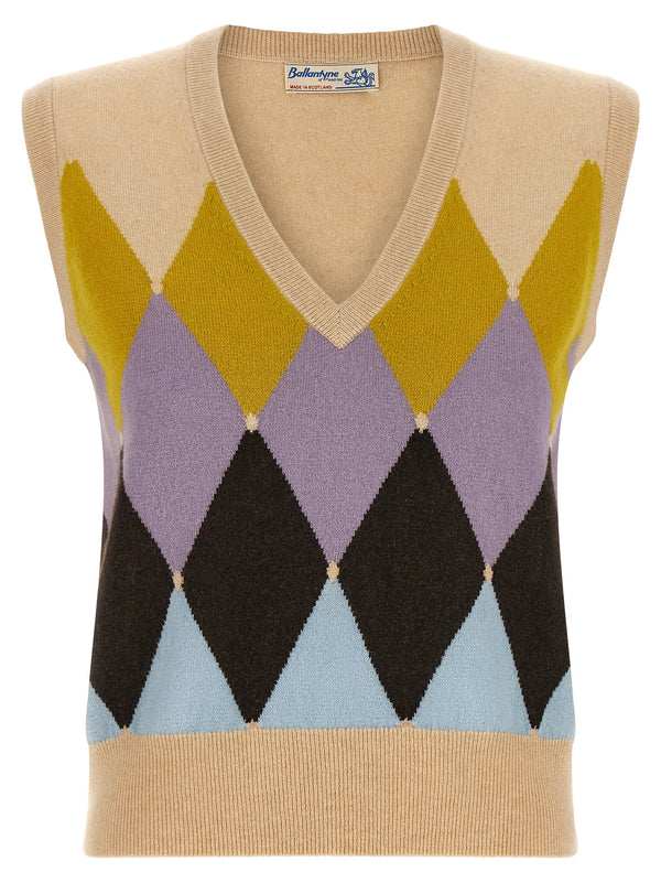 New Diamond Gilet Beige