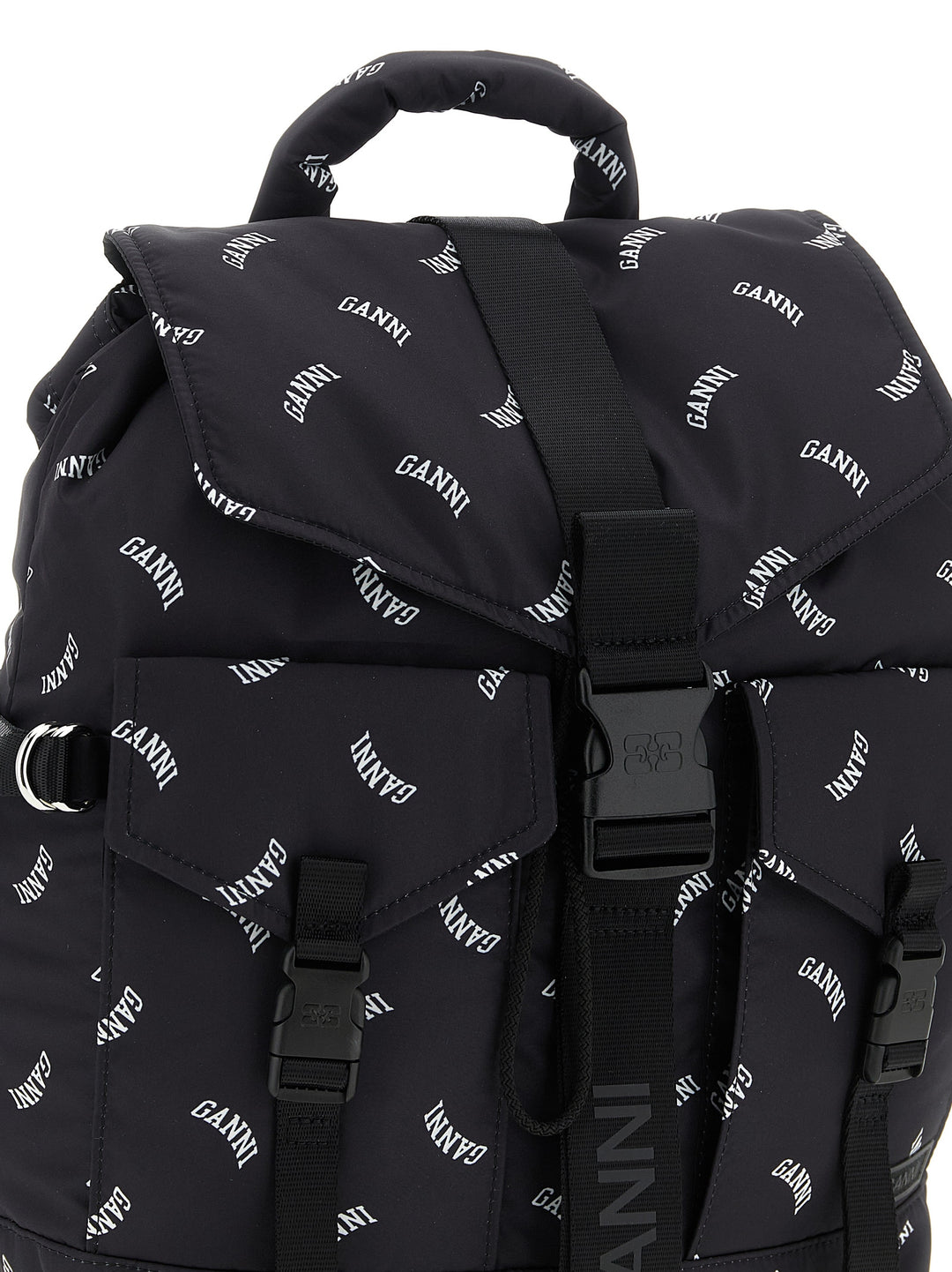 Ganni Re-Tech Zaini e Valigie - Nero | 1855adf5c5f151ef47538c3a14f1f032116ec823