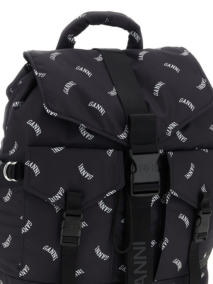 Ganni Re-Tech Zaini e Valigie - Nero | 1855adf5c5f151ef47538c3a14f1f032116ec823
