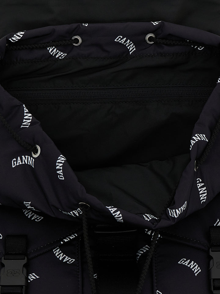 Ganni Re-Tech Zaini e Valigie - Nero | f93598a5ece488f7f7a93b4bd5318ac27f2230c1