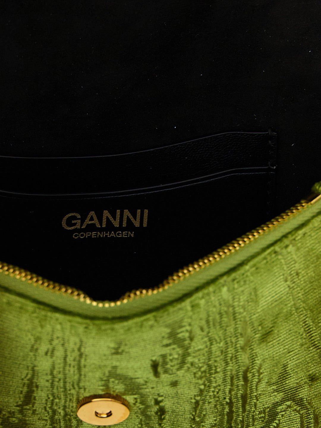 Ganni Lulu Portafogli - Verde | a05993a1c41b77f3e9a11d121455f8849cf28a60