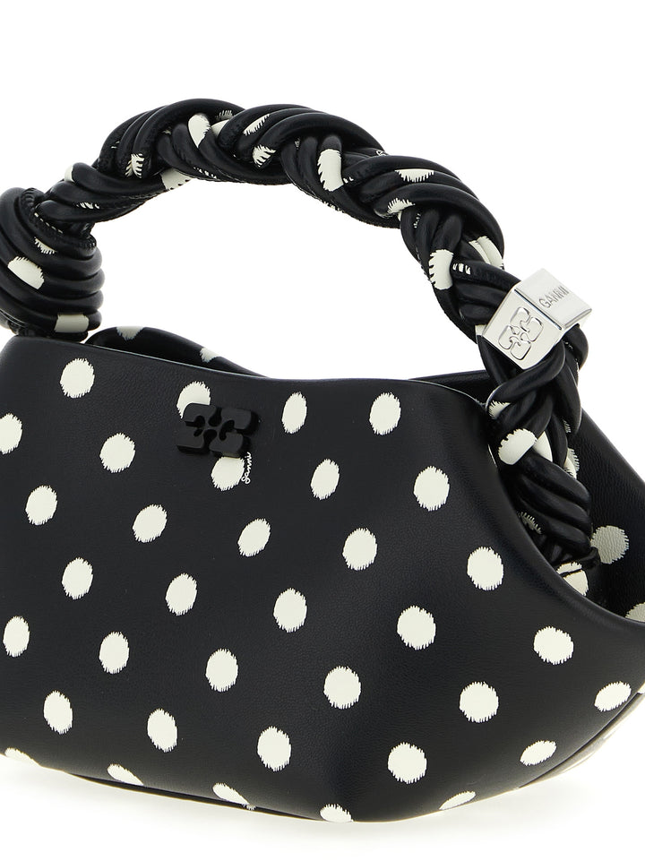 Ganni Polka-Dot Bou Borse a Mano - Nero | 81b108b454d5efae7d3852e0301aa33bfb59d644