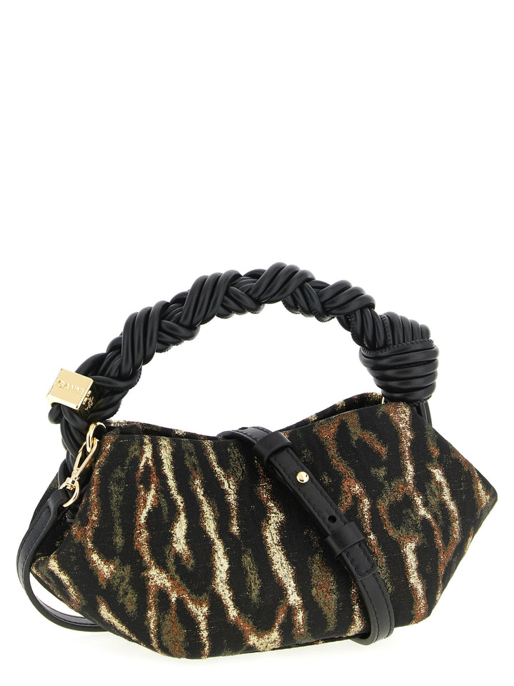 Ganni Metallic Cloque Bou Borse a Mano - Marrone | 80665591ebff90773904a15a0754d99efd1f7915