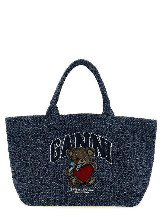 Bear Tote Blu