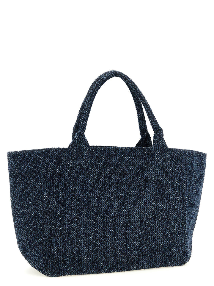 Ganni Bear Tote - Blu | cc920720dd9498f5bcecf6f0b53c90182344e88c