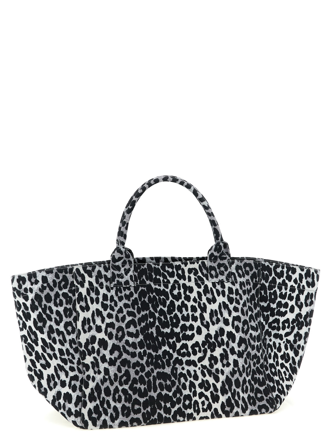 Ganni Leopard Sequin Xxl Tote Tote - Grigio | 92e3731a7694ade29d0a29905d0622fe3dd0ce91