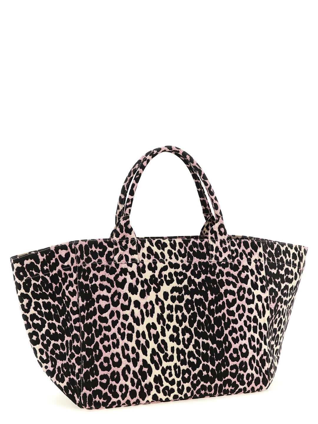 Ganni Leopard Sequin Xxl Tote Tote - Rosa | 1a7e4373818ee9c088adaeba2bfda270474ab10c