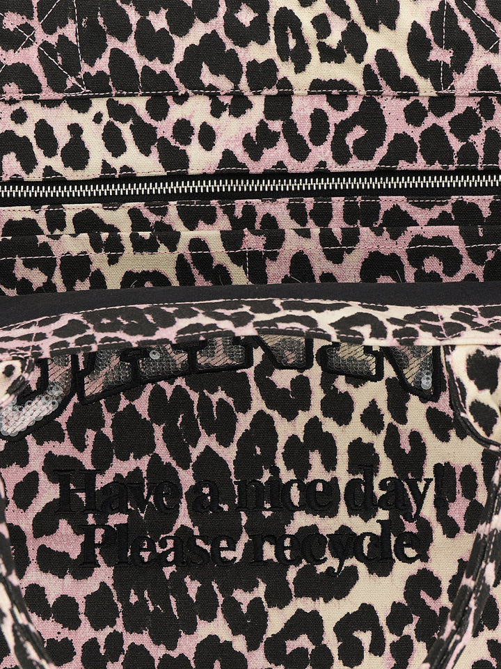 Ganni Leopard Sequin Xxl Tote Tote - Rosa | 4929a1b7c742bdc173ba856c07784e65a41830e4