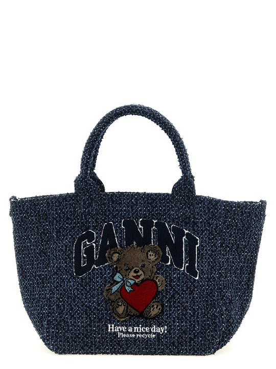 Bear Tote Blu