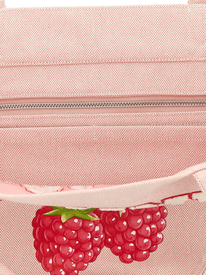 Ganni Raspberry Tote - Rosa | 572316ad3e509672421580f079ceea077ffbb807