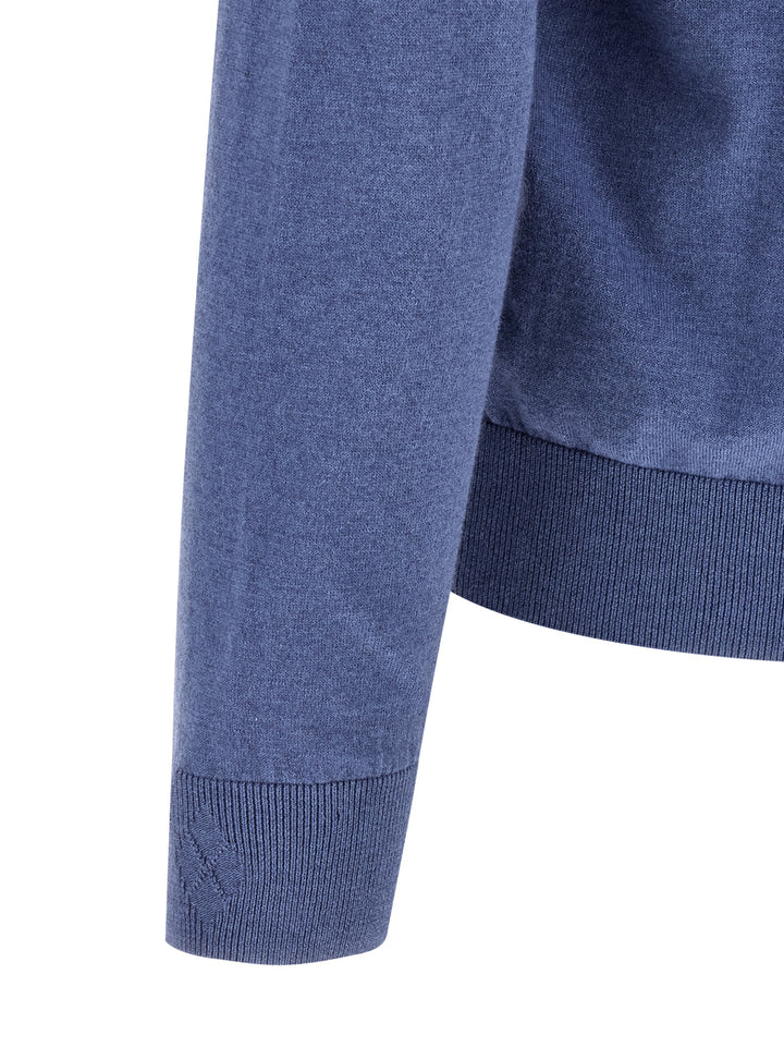 Ballantyne Cardigan Argyle Maglioni - Blu | 1e694b8cbe885230d032ad73a2458900c306dedc