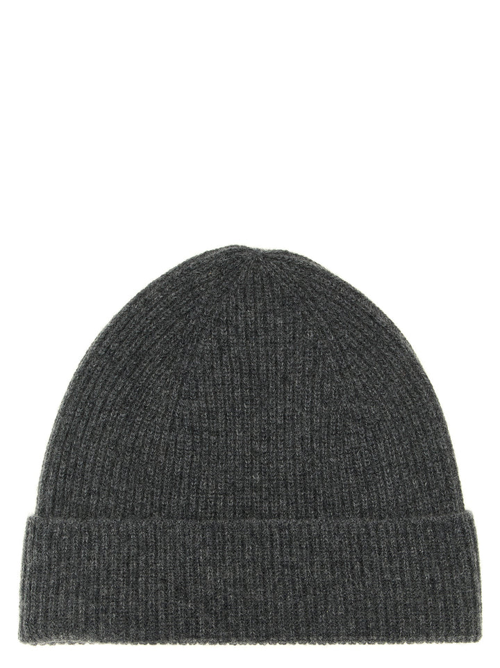 Ballantyne Cashmere Beanie Cappelli - Grigio | e73e50205a57158cfd237fd0faafa043bf5aeaa8