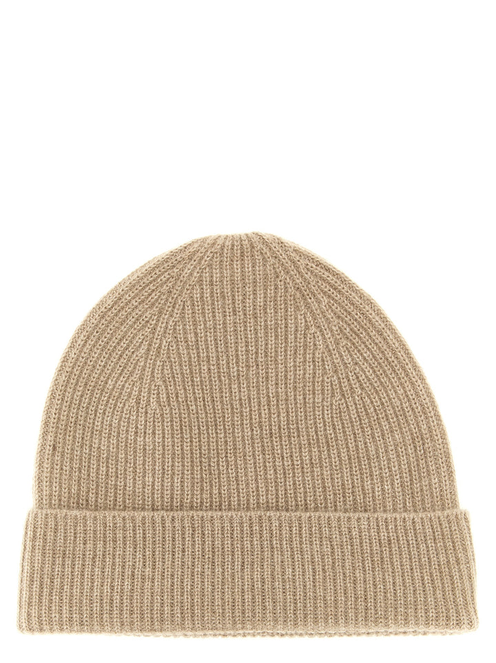 Ballantyne Cashmere Beanie Cappelli - Beige | 66f44d86af88de9bc55e07209ea20be51d20e947
