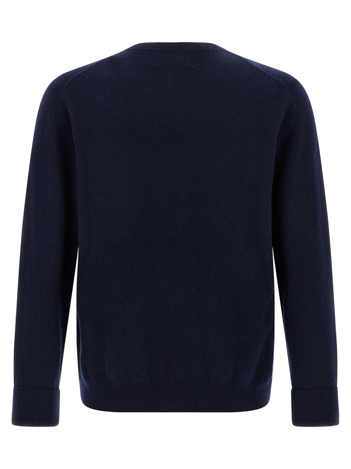 Ballantyne Argyle Pattern Sweater Maglioni - Blu | 84dfe97b2f43a2cee5d0d1778b4d46b0856f4551