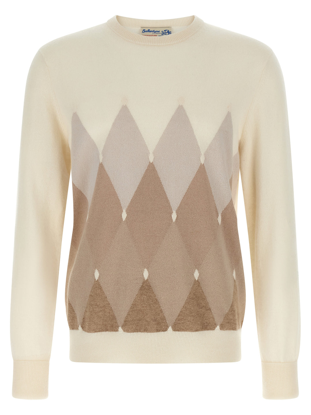 Ballantyne Argyle Sweater Maglioni - Beige | 060d4f763ee37ee47cb0bada197f8ad47abf09b2