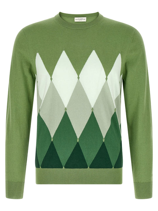 Argyle Sweater Maglioni Verde