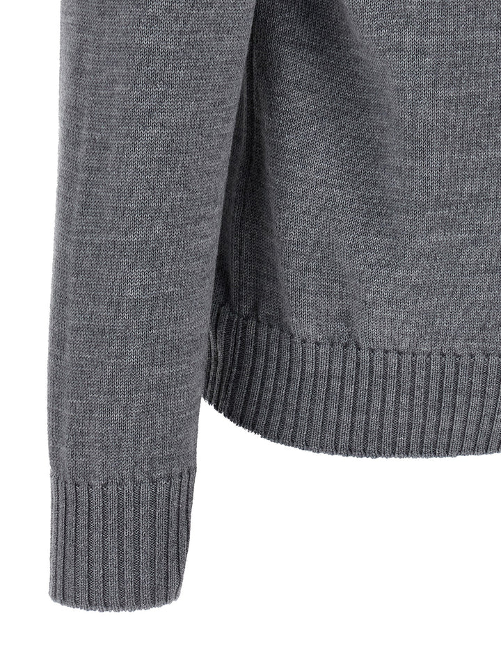 Ballantyne Merino Sweater Maglioni - Grigio | 85eacfa53fb43c75ce8a271a9d50b0887e548297