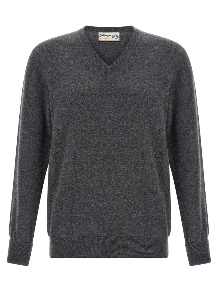 Ballantyne V-Neck Sweater Maglioni - Grigio | 6b9f91e596b8fe6e49026d8695f13d164e555d01