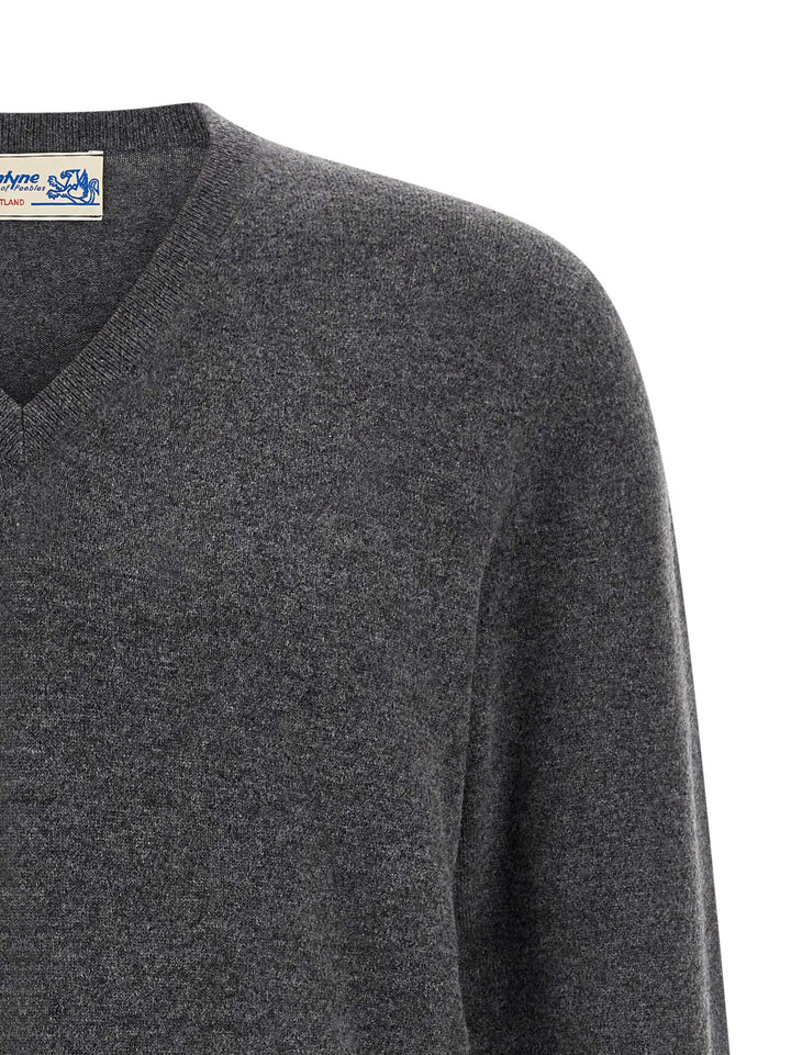 Ballantyne V-Neck Sweater Maglioni - Grigio | 11a289ebbe0256a5f47304362dd1b460fe7e927b
