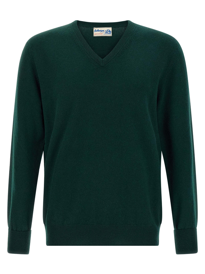 Ballantyne V-Neck Sweater Maglioni - Verde | 85a59a29edbe15757f06df1af1c4f24a9f7410c6