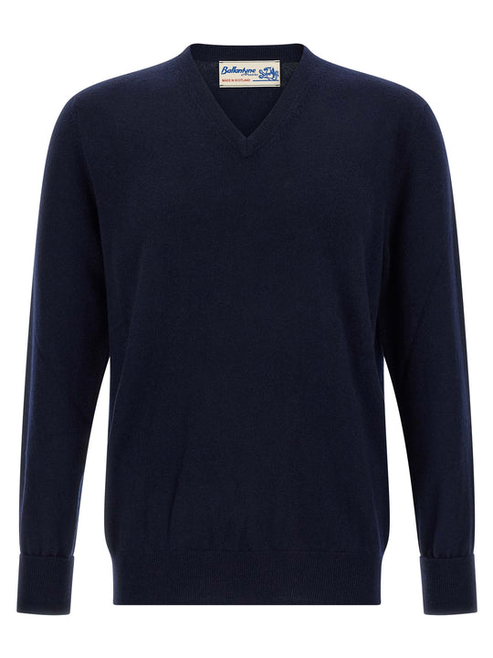 V-Neck Sweater Maglioni Blu