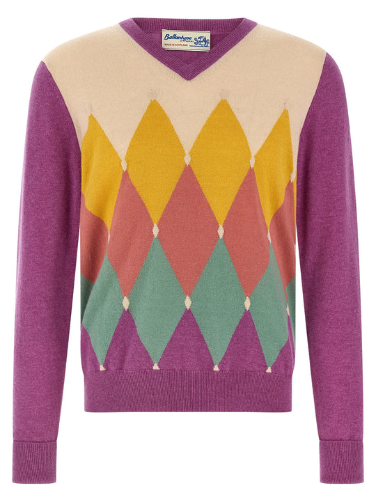 Argyle Sweater Maglioni Viola