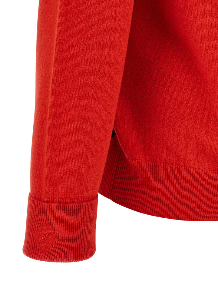 Ballantyne Argyle Pattern Sweater Maglioni - Rosso | 8a34825c942fe9c77a49f4b402a4a1777c12883f