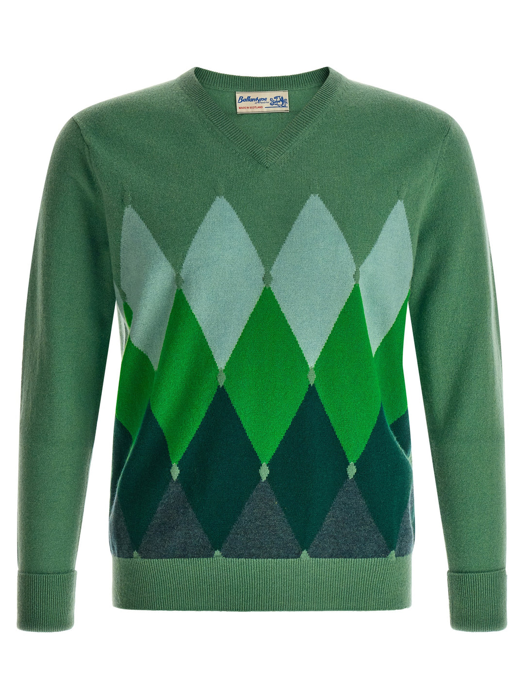 Ballantyne Classic Diamond Maglioni - Verde | cdf3e9912acd95873a1fbc1a9ddfcb8106c06a50