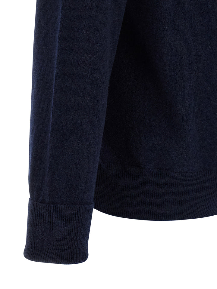 Ballantyne Argyle Pattern Sweater Maglioni - Blu | 5f8896ede179fea1088341590f314b64e5373456