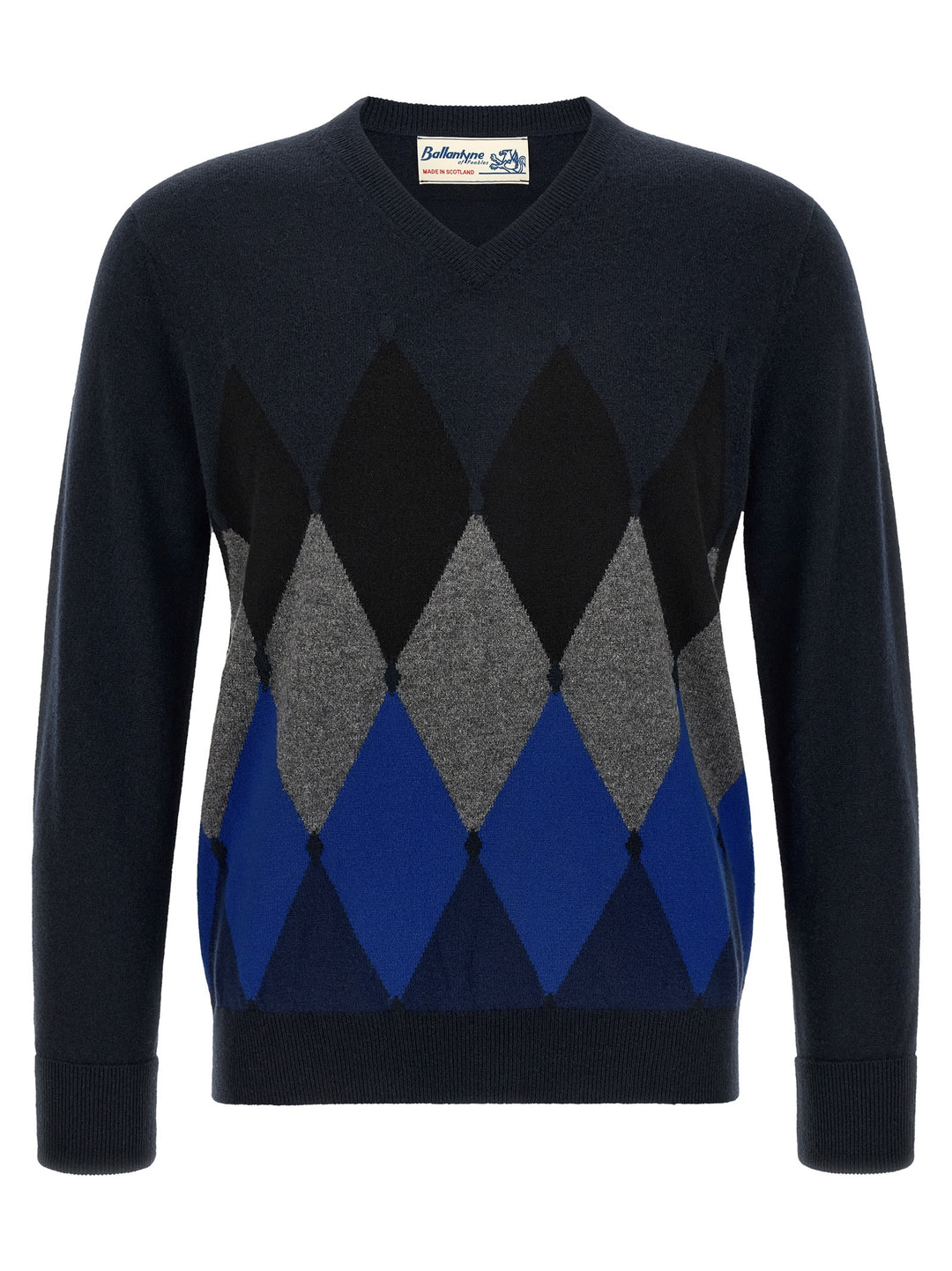 Ballantyne Classic Diamond Maglioni - Blu | 2f9c89e9d9c68b65e09ae299f6b458661a656c07