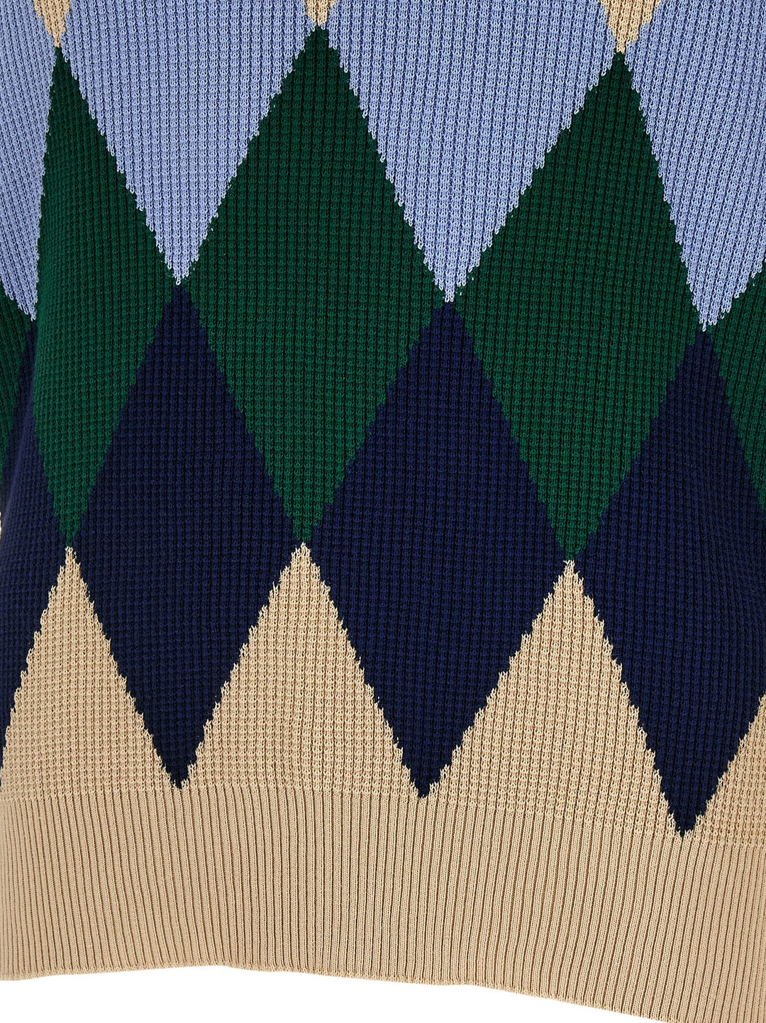 Ballantyne Argyle Pattern Sweater Maglioni - Beige | f19de977b87b83bd2240aa1eabd4d6192ed4a052