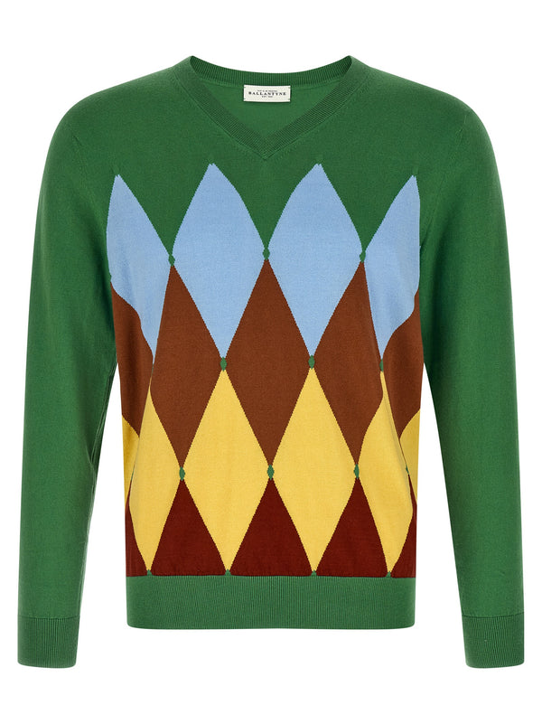Argyle Sweater Maglioni Verde