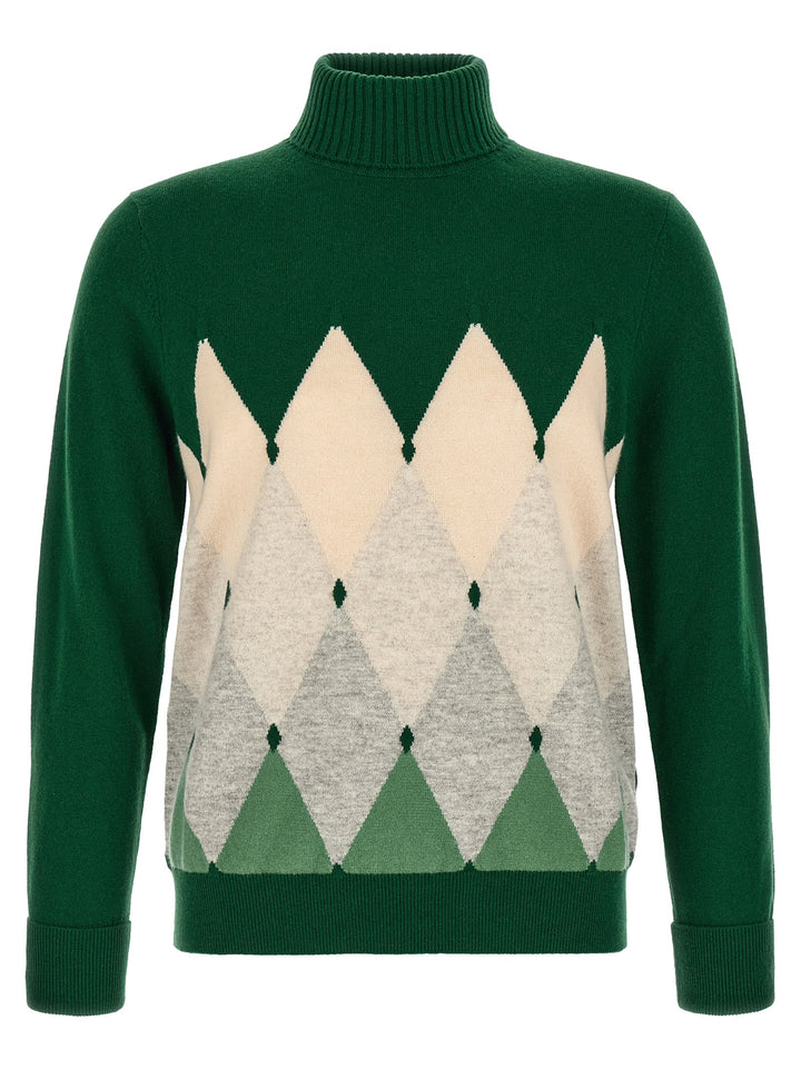Ballantyne Classic Diamond Maglioni - Verde | 119e08ef78a1682575c1b247a15970eb61c159d2