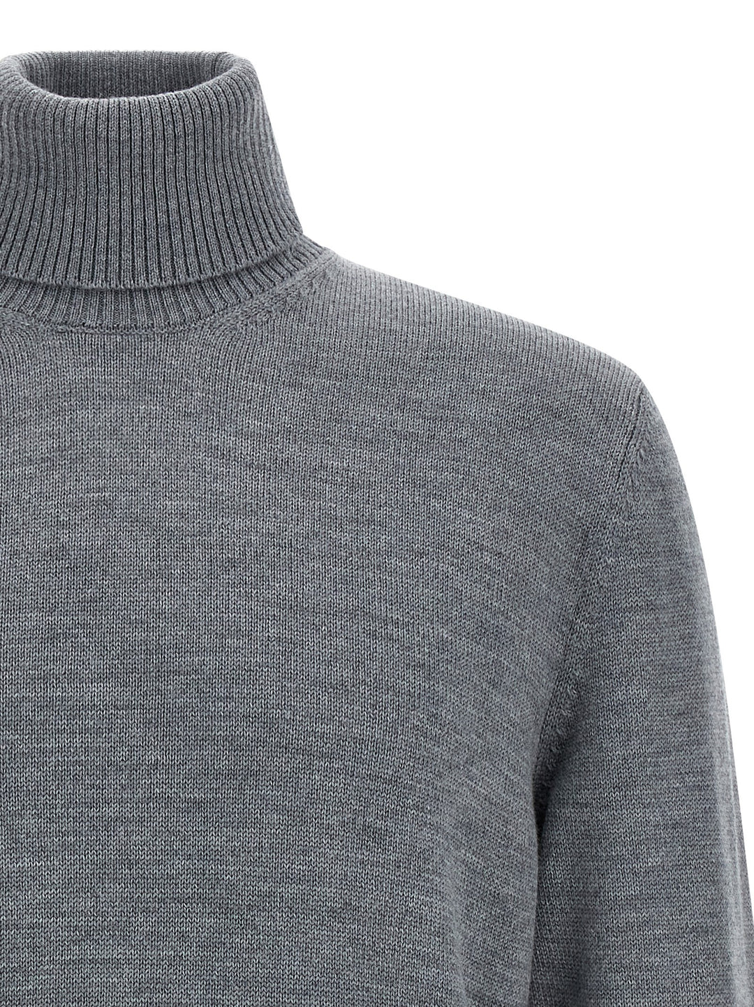 Ballantyne Wool Turtleneck Sweater Maglioni - Grigio | 993f9bd7891098b172b8700f796190de27a47600