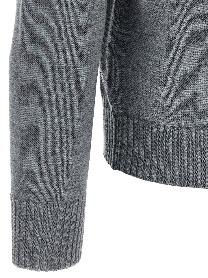 Ballantyne Wool Turtleneck Sweater Maglioni - Grigio | af8bbbbaff29488e45b8d3c17ef456073abadcf1