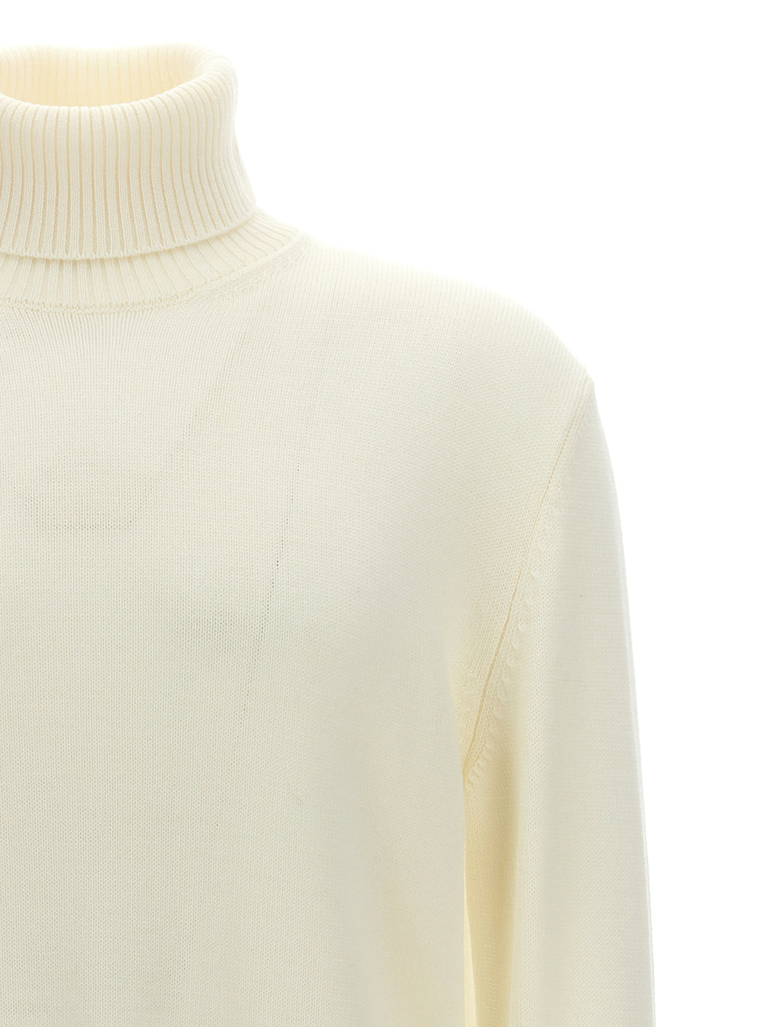 Ballantyne Wool Turtleneck Sweater Maglioni - Bianco | ecf54029637fed93604709caa45535f6d6bfa091