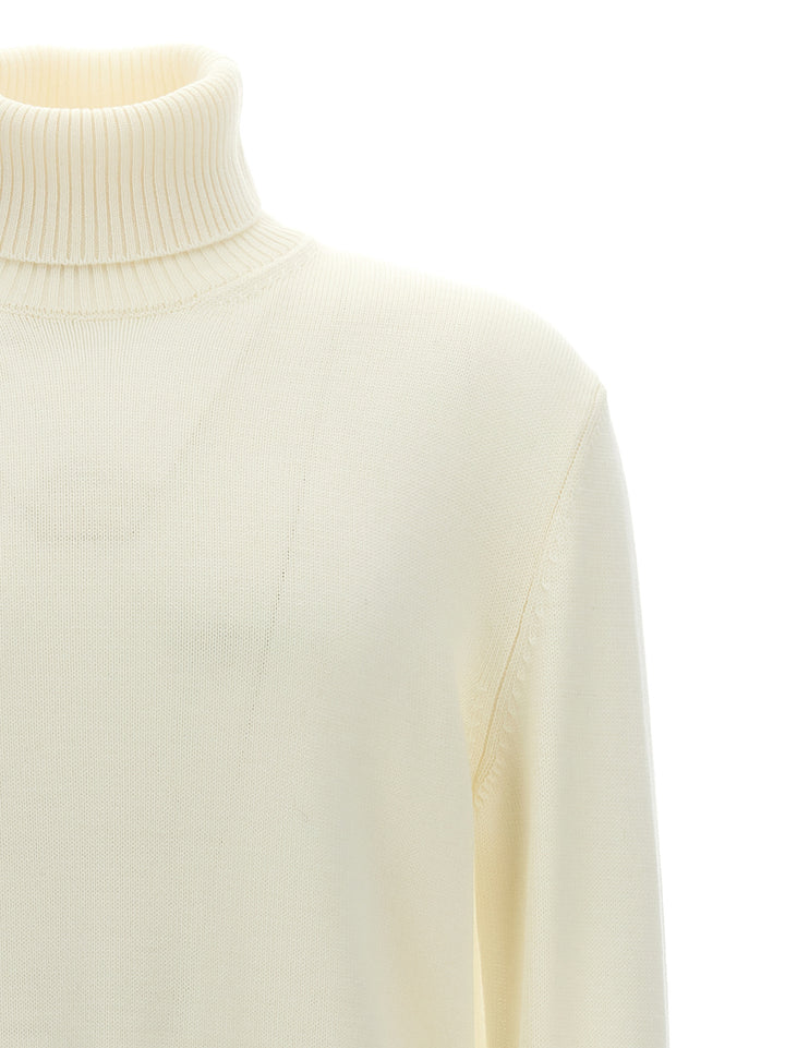 Ballantyne Wool Turtleneck Sweater Maglioni - Bianco | ecf54029637fed93604709caa45535f6d6bfa091