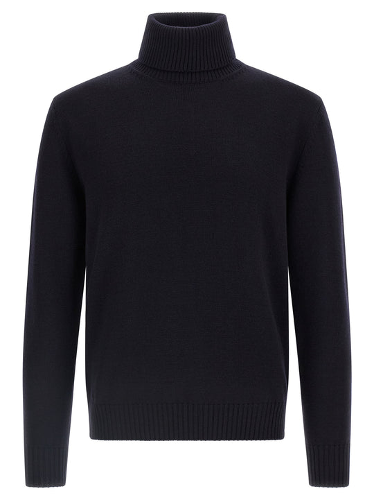 Wool Turtleneck Sweater Maglioni Blu